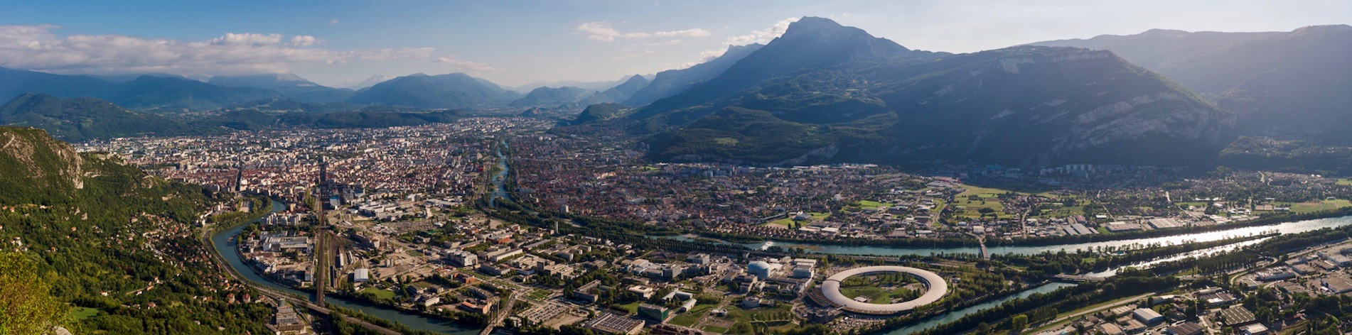 Picture of Grenoble with ESRF